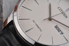 Citizen Mechanical NH8350-08B Automatic White Dial Black Leather Strap-7