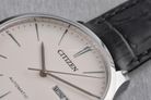 Citizen Mechanical NH8350-08B Automatic White Dial Black Leather Strap-8