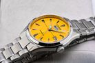 Citizen C7 Mechanical NH8391-51Z Crystal Seven Reissue Men Yellow Dial Stainless Steel Strap-6