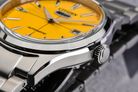 Citizen C7 Mechanical NH8391-51Z Crystal Seven Reissue Men Yellow Dial Stainless Steel Strap-9
