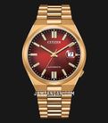 Citizen Mechanical NJ0153-82X Automatic Men Tsuyosa Red Dial Rose Gold Stainless Steel Strap-0