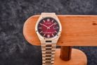 Citizen Mechanical NJ0153-82X Automatic Men Tsuyosa Red Dial Rose Gold Stainless Steel Strap-4