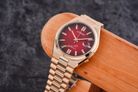 Citizen Mechanical NJ0153-82X Automatic Men Tsuyosa Red Dial Rose Gold Stainless Steel Strap-6