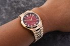 Citizen Mechanical NJ0153-82X Automatic Men Tsuyosa Red Dial Rose Gold Stainless Steel Strap-7