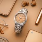 Citizen Mechanical NJ0159-86Z Automatic Men Tsuyosa Salmon Dial Stainless Steel Strap-8