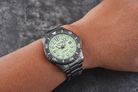 Citizen Mechanical NJ0177-84X Automatic Men Green Luminous Dial Gunmetal Stainless Steel Strap-7