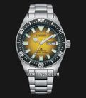 Citizen Promaster NY0120-52X Automatic Diver Men Yellow Dial Stainless Steel Strap-0