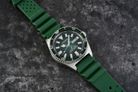 Citizen Promaster NY0121-09X Marine Automatic Diver Green Dial Green Polyurethane Strap-5