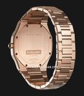 D1 Milano Ultra Thin D1-UTBL02 Eggshell White Dial Rose Gold Stainless Steel Strap-2