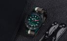 Expedition Automatic E 6819 MA NIPGN Water Resistant 200M Men Green Dial Nylon Strap-4