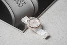 Fossil FB-01 CE1107 Ladies White Dial White Ceramic Strap-3