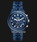 Fossil FB-01 CE5025 Chronograph Men Blue Dial Blue Ceramic Strap-0