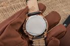 Fossil Grant FS4835 Chronograph Blue Dial Navy Leather Strap-5