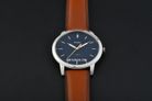 Fossil Minimalist FS5304 Men Blue Dial Light Brown Leather Strap-4