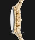 Fossil FB-01 FS5836 Chronograph Men Black Dial Gold Stainless Steel Strap-1