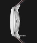 Fossil Neutra FS5905 Moonphase Men Silver Dial Dark Brown Leather Strap-1