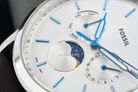 Fossil Neutra FS5905 Moonphase Men Silver Dial Dark Brown Leather Strap-11