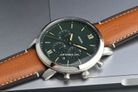 Fossil Neutra FS5963 Chronograph Men Green Dial Tan Eco Leather Strap-6