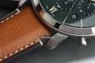 Fossil Neutra FS5963 Chronograph Men Green Dial Tan Eco Leather Strap-7