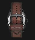 Fossil Machine FS5972 Men Brown Dial Brown Leather Strap-2