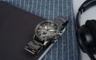 Fossil Nate JR1437 Chronograph Smoke Dial Gunmetal Stainless Steel Strap-5