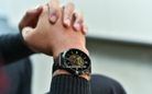 Fossil Townsman ME3155 Automatic Black Skeleton Dial Brown Leather Strap-5