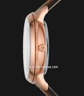 Fossil Neutra ME3195 Automatic Skeleton Dial Brown Leather Strap-1