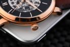 Fossil Neutra ME3195 Automatic Skeleton Dial Brown Leather Strap-6