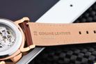 Fossil Neutra ME3195 Automatic Skeleton Dial Brown Leather Strap-12