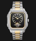 Fossil Inscription ME3237 Automatic Open Heart Dial Dual Tone Stainless Steel Strap-0
