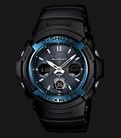 Casio G-Shock AWG-M100A-1AER Tough Solar Digital Analog Dial Black Resin Band-0