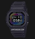 Casio G-Shock DW-5600RW-1DR Rainbow Brick Wall Digital Dial Black Resin Band-0