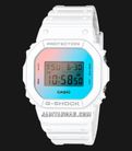 Casio G-Shock DW-5600TL-7DR Beach Time Lapse Series Digital Dial White Resin Band-0