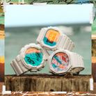 Casio G-Shock DW-5600TL-7DR Beach Time Lapse Series Digital Dial White Resin Band-10