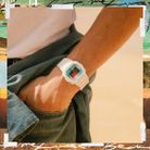 Casio G-Shock DW-5600TL-7DR Beach Time Lapse Series Digital Dial White Resin Band-12