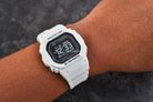 Casio G-Shock DW-H5600-7DR Smartwatch G-Squad Heart Monitor Digital Dial White Resin Band-8