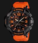 Casio G-Shock Gravitymaster GA-1000-4ADR Master Of G Twin Sensor Digital Compass Orange Resin Band-0