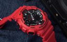Casio G-Shock GA-100B-4ADR Black Digital Analog Dial Red Resin Band-3