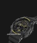 Casio G-Shock GA-100CY-1ADR Caution Yellow Series Digital Analog Dial Black Resin Band-1