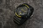 Casio G-Shock GA-100CY-1ADR Caution Yellow Series Digital Analog Dial Black Resin Band-8