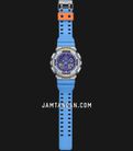 Casio G-Shock GA-100EU-8A2DR Euphoria Series Digital Analog Purple Dial Blue Resin Band-1