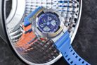 Casio G-Shock GA-100EU-8A2DR Euphoria Series Digital Analog Purple Dial Blue Resin Band-7
