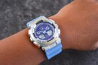 Casio G-Shock GA-100EU-8A2DR Euphoria Series Digital Analog Purple Dial Blue Resin Band-9