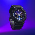 Casio G-Shock GA-100FL-1AJF Flame Inside Collection Digital Analog Dial Black Resin Band (JDM)-8
