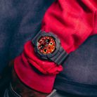 Casio G-Shock GA-100FL-8AJF Flame Inside Collection Digital Analog Dial Grey Resin Band (JDM)-10