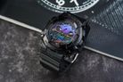 Casio G-Shock GA-100RGB-1ADR Virtual Rainbow Digital Analog Dial Black Resin Band-10