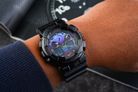 Casio G-Shock GA-100RGB-1ADR Virtual Rainbow Digital Analog Dial Black Resin Band-11