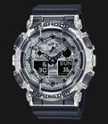 Casio G-Shock GA-100SKC-1ADR Skeleton Camouflage Digital Analog Dial Black Resin Band-0