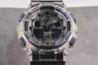 Casio G-Shock GA-100SKC-1ADR Skeleton Camouflage Digital Analog Dial Black Resin Band-5