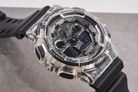 Casio G-Shock GA-100SKC-1ADR Skeleton Camouflage Digital Analog Dial Black Resin Band-6